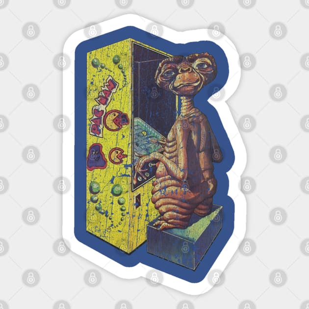 E.T. Arcade Sticker by JCD666